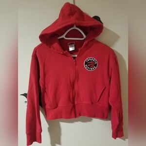 Raptors crooped hoodie